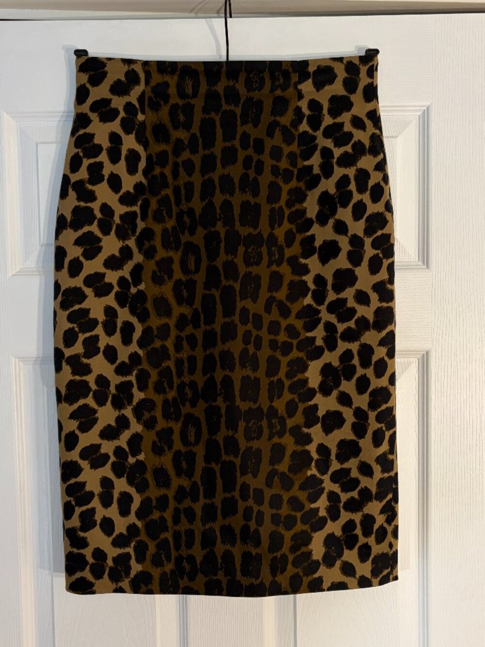 Hobbs Invitation Leopard Print Pencil Skirt UK 10